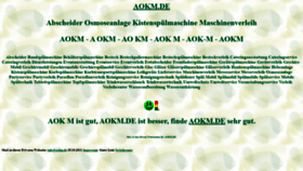 What Aokm.de website looked like in 2024 (2 years ago)