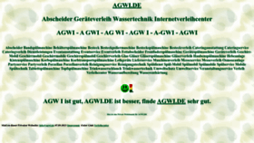 What Agwi.de website looks like in 2024 