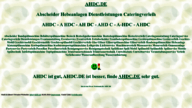 What Ahdc.de website looks like in 2024 