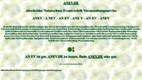 What Anev.de website looks like in 2024 