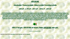 What Awgp.de website looks like in 2024 