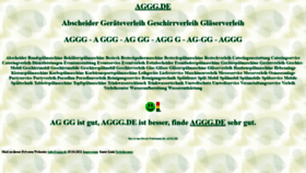 What Aggg.de website looks like in 2024 