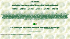 What Ammm.de website looks like in 2024 