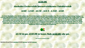 What Agiz.de website looks like in 2024 