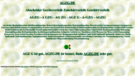 What Agzg.de website looked like in 2024 (1 year ago)