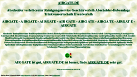 What Airgate.de website looked like in 2024 (1 year ago)