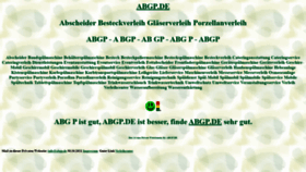 What Abgp.de website looks like in 2024 