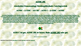 What Aomc.de website looks like in 2024 