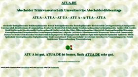 What Atua.de website looks like in 2024 