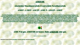 What Amep.de website looks like in 2024 