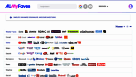 What Allmyfaves.co.uk website looked like in 2024 (2 years ago)