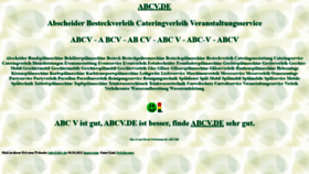What Abcv.de website looks like in 2024 