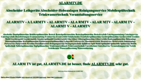 What Alarmtv.de website looks like in 2024 