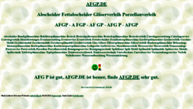 What Afgp.de website looks like in 2024 