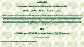 What Aung.de website looks like in 2024 