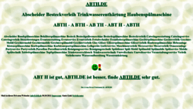 What Abth.de website looks like in 2024 