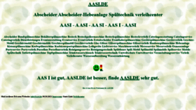 What Aasi.de website looks like in 2024 