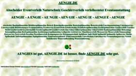 What Aengie.de website looks like in 2024 
