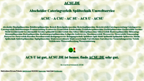 What Acsu.de website looks like in 2024 