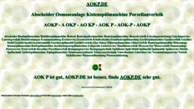 What Aokp.de website looked like in 2024 (1 year ago)