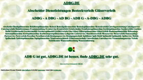 What Adbg.de website looks like in 2024 