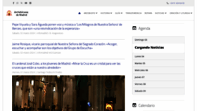 What Archimadrid.org website looked like in 2024 (1 year ago)