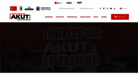 What Akut.org.tr website looks like in 2024 