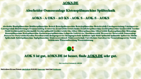 What Aoks.de website looks like in 2024 