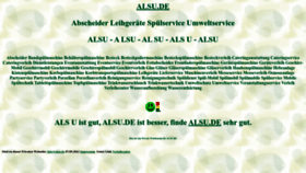 What Alsu.de website looks like in 2024 