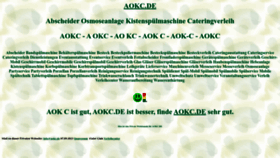 What Aokc.de website looks like in 2024 