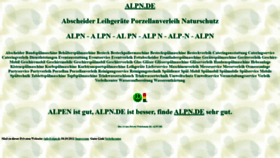What Alpn.de website looked like in 2024 (1 year ago)