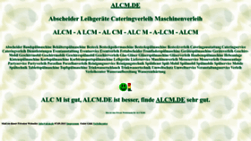 What Alcm.de website looks like in 2024 