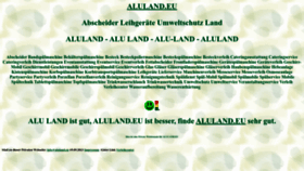 What Aluland.eu website looks like in 2024 