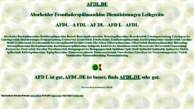 What Afdl.de website looks like in 2024 