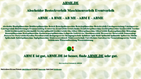 What Abme.de website looks like in 2024 