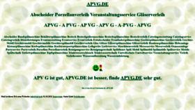 What Apvg.de website looks like in 2024 