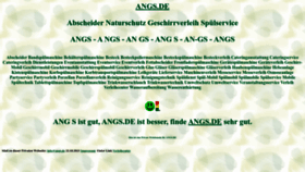What Angs.de website looked like in 2024 (1 year ago)