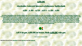 What Ajis.de website looks like in 2024 