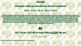 What Alui.de website looked like in 2024 (1 year ago)