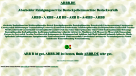 What Arbb.de website looks like in 2024 