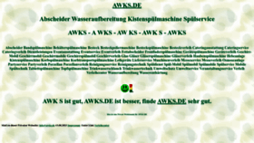 What Awks.de website looks like in 2024 