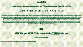 What Avdb.de website looks like in 2024 