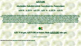 What Azun.de website looks like in 2024 