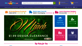 What Annthegran.com website looked like in 2024 (1 year ago)