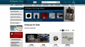 What Antiques-atlas.com website looks like in 2024 