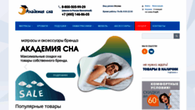 What Academson.ru website looks like in 2024 