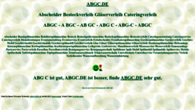What Abgc.de website looks like in 2024 