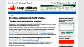 What Asap-utilities.com website looks like in 2024 