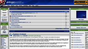 What Amigaworld.net website looks like in 2024 