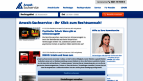 What Anwalt-suchservice.de website looks like in 2024 